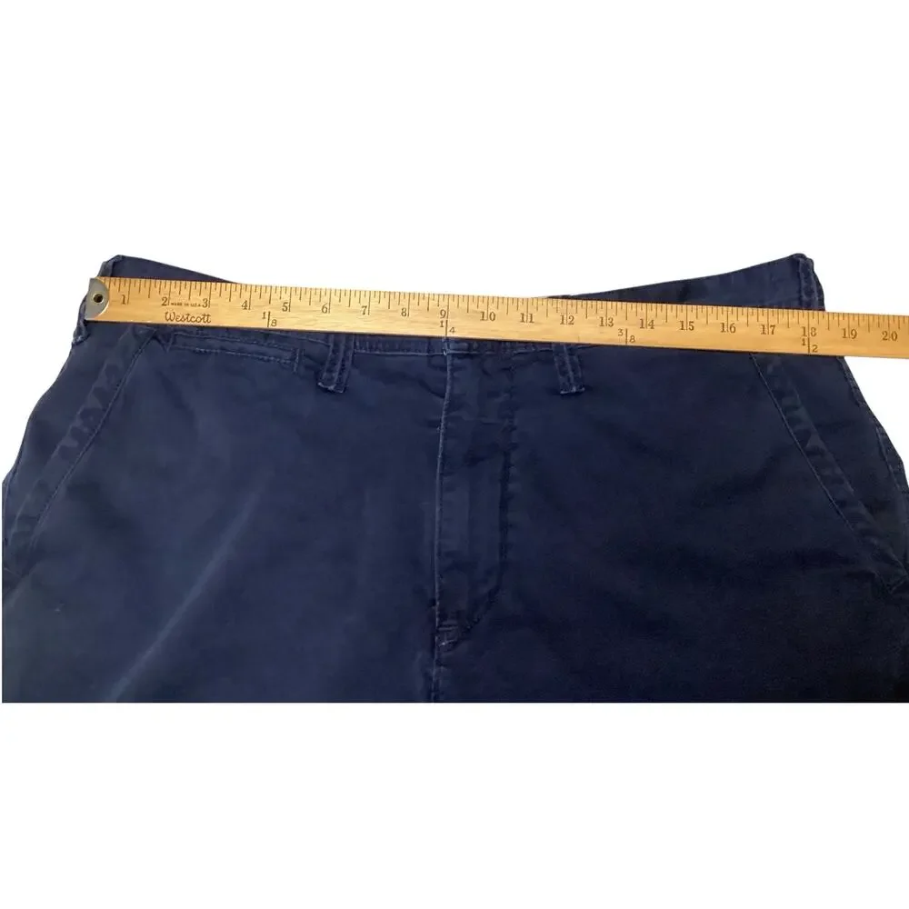 Polo Ralph Lauren Men's Relax Fit Navy Blue Cotton Twill Chino Shorts size 38